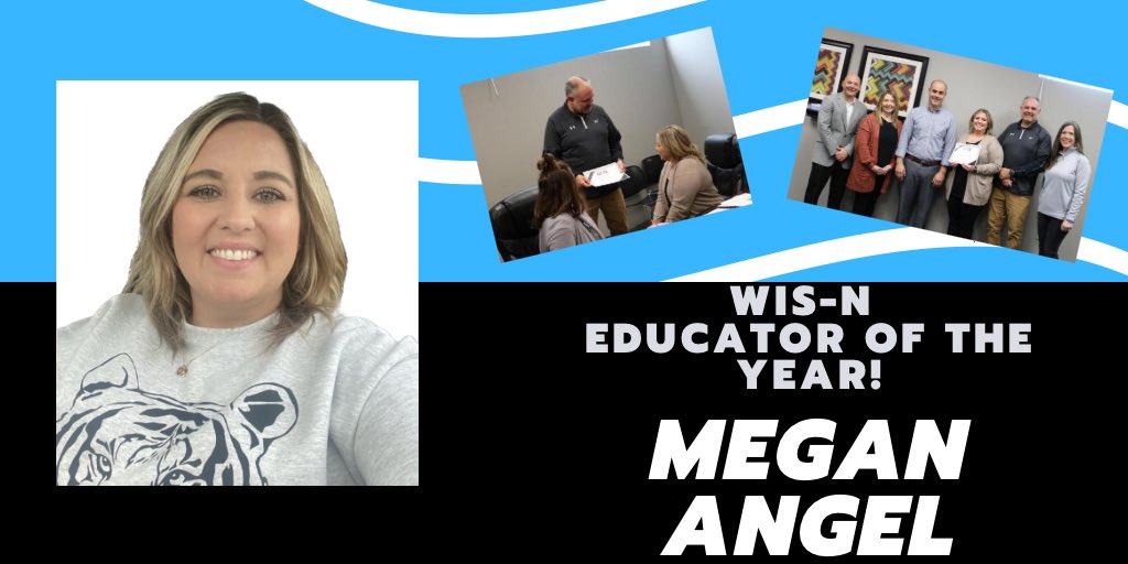 Congratulations to our amazing counselor, Megan Angel on being named WISN Educator of the Year!  Thank you for all that you do for WISN! #WISNfamily