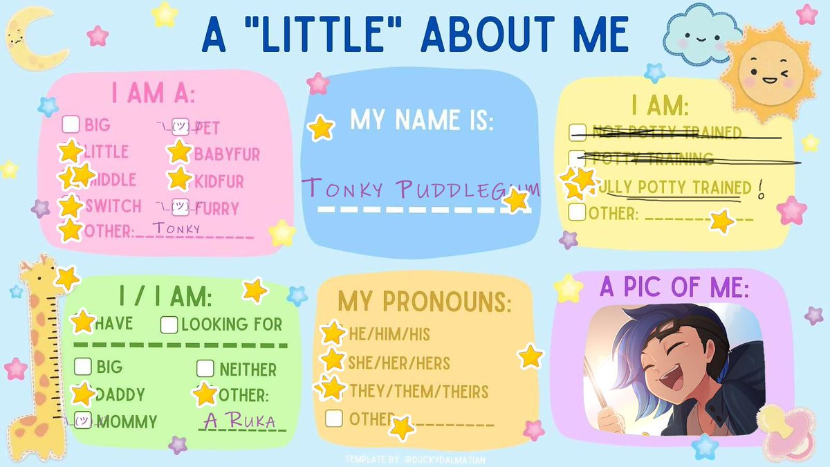 I wanna do the thing too!
Did I do it right? Did I win? I ran out of stickers...