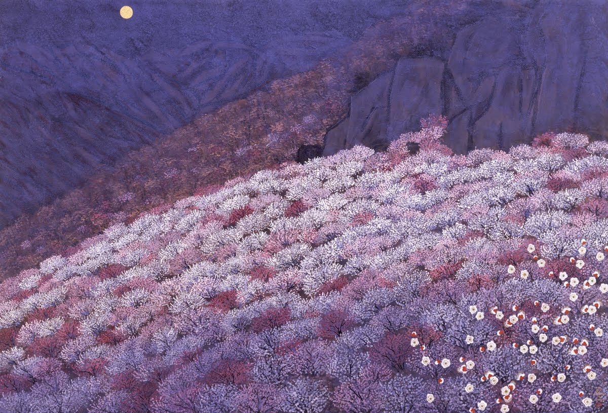 xe0_xeo's tweet photo. Artwork by Japanese painter Reiji Hiramatsu https://t.co/mrOgJM6Dik