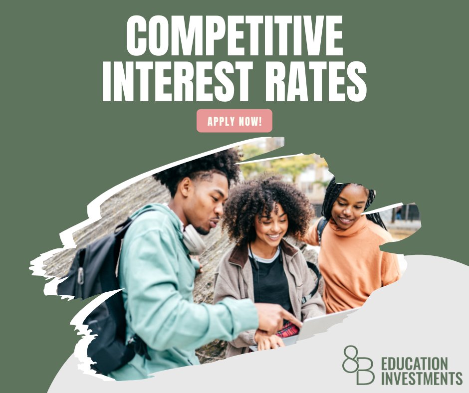 Don't let finances hold you back from pursuing higher education abroad. 8B Education Investments is here to support African students with affordable and accessible student loans. Apply now! ---&gt; ow.ly/Iehy50NoyRS

#EducationFinancing #FinancingSupport