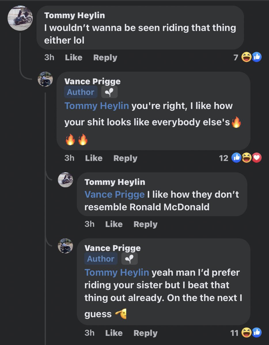 sportrucks's tweet photo. Facebook Harley bro’s scared of a yellow bike https://t.co/AVSnRlw1wM