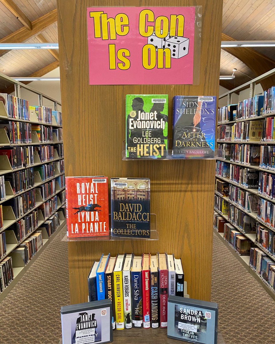 BrookePublic's tweet image. Have you stopped in at BCPL yet this month to check out our April book displays? #springreading #librarydisplays #bookdisplays