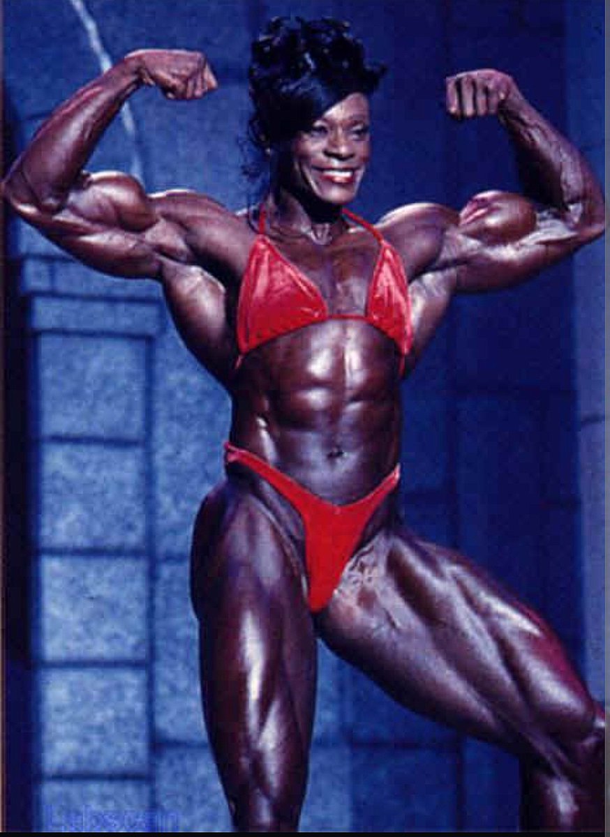Keith39073291's tweet photo. #lesalewis #lats #boulders #biceps #female bodybuilders https://t.co/iW29lrrn2s