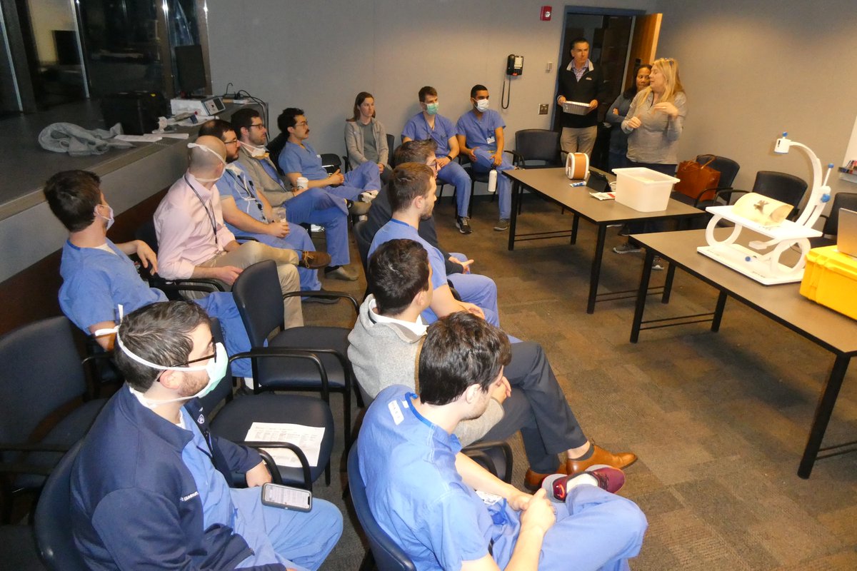 joeclarkmd's tweet photo. Our residents @PSH_Urology were truly appreciative of the hands-on training offered by the staff @bsc_urology this AM on tools &amp; devices to treat stone disease.  I think the perc access C-arm simulated fluoroscopy training led by our chief resident @UroEccles was the most popular https://t.co/MXuVwKPIwP