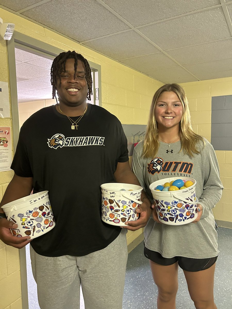 You may of heard <a href="/UTM_FOOTBALL/">UT Martin Football</a> did well in their first spring scrimmage today, but yesterday <a href="/Coach_JSimpson/">Jason Simpson</a> allowed his guys to miss some practice time to teach local kids the meaning of Easter and host an egg hunt. Thank you Coach for encouraging them to impact their community!