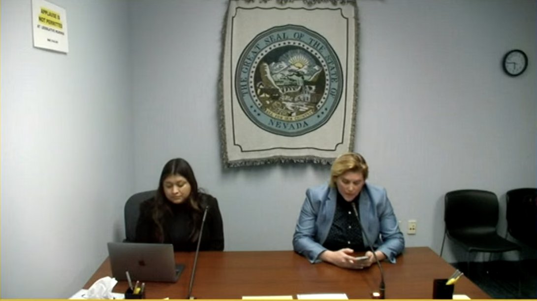 LetNevadaVote's tweet photo. "#AB394 guarantees that @NVSOS’s office adopt a procedure to be used if the certification of election results is not timely prepared and makes sure that counting of ballots can only be performed once, except during an audit or recount." - @KerryDurmick w/ @VotingIsLocal
#NVLeg https://t.co/wUnMAqB390
