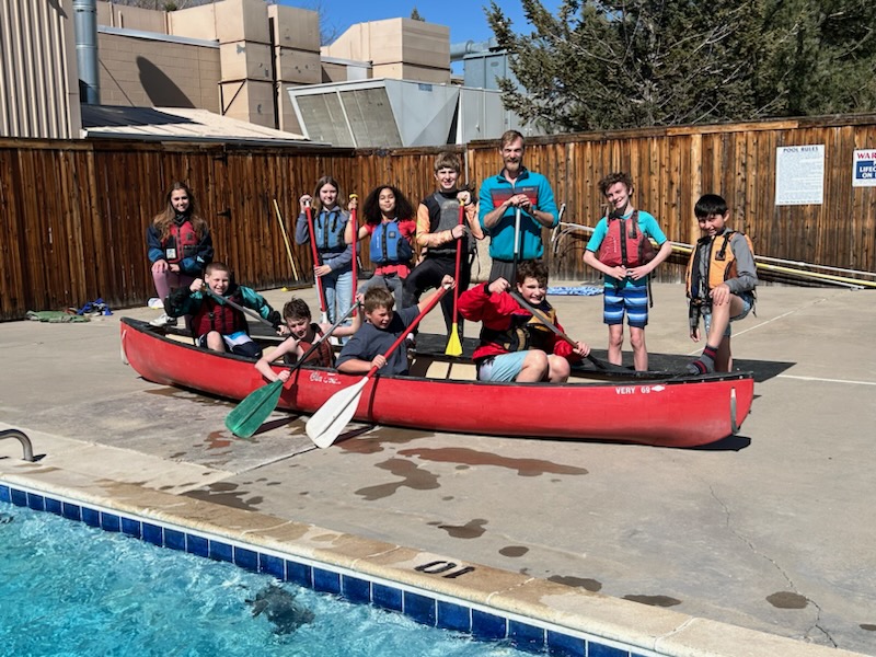 Middle School Canoe and Kayak took advantage of a beautiful day. They had a great time practicing in the pool today!  

<a href="/dawson_mustangs/">Dawson Athletics</a> 
#dawsonschool #dawsonmustangs #middleschoolathletics #middleschool