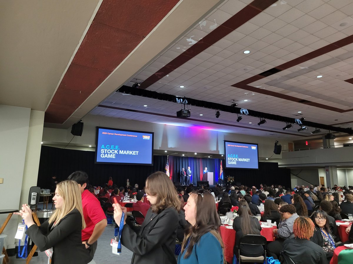 CejaMartinez4ed's tweet photo. Personal Finance Quiz Bowl at JAG Conference! EVERY student deserves financial education.  #CommitToFinLitAZ https://t.co/lyz8xb8MvH