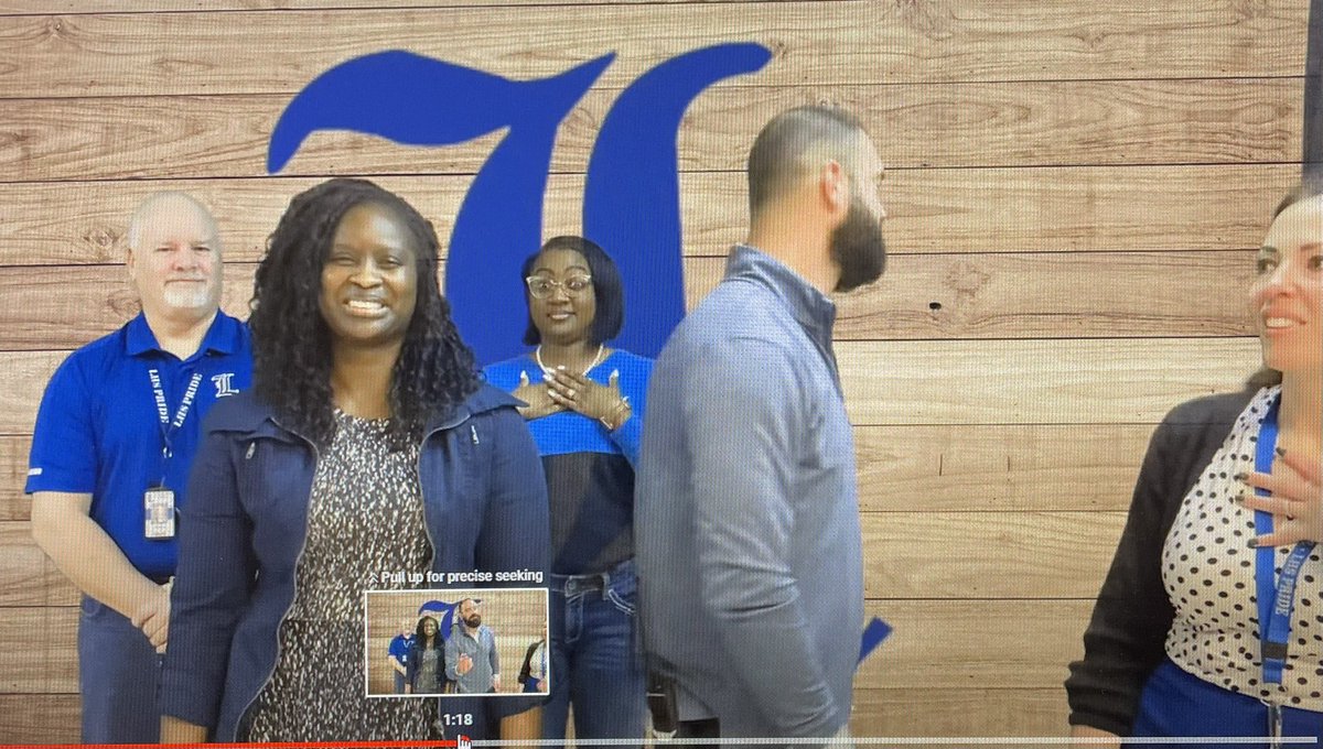 I’m humbled by all the love and kind words this week. I’m honored to serve <a href="/LHSintheNews/">LaVergne High School</a> and blessed to love my job so much that I feel like I’ve never worked a day in my life! Dr. Hatchett has led an amazing admin team. Here’s an ex of us on AM announcements 😂