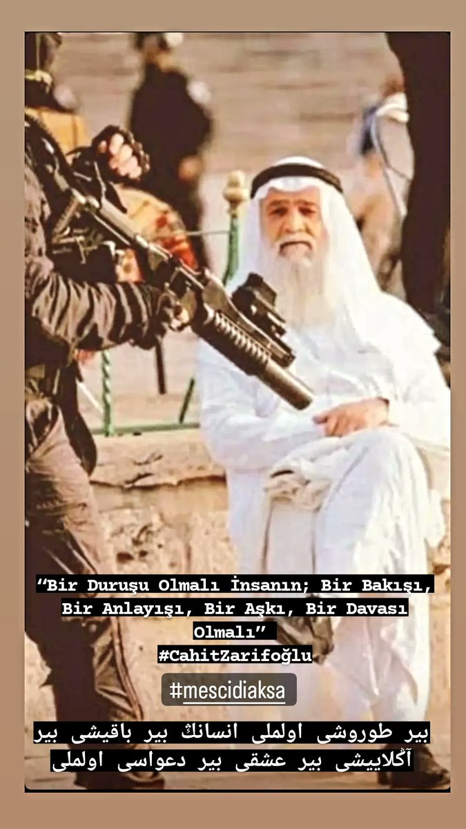 “Bir Duruşu Olmalı İnsanın; Bir Bakışı, Bir Anlayışı, Bir Aşkı, Bir Davası Olmalı” #KudusBizimdir #mescidaksa