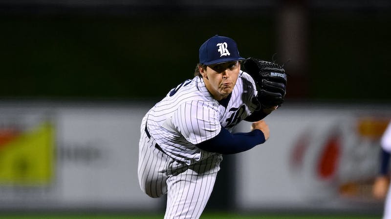 TheRiceThresher's tweet photo. Despite a brilliant shutout performance by Smith, Rice baseball falls to FAU in a tough series. Stay tuned for more updates on the Owls' season. #RiceBaseball #FAUvsRice 
https://t.co/E9St0CDMjU https://t.co/VnSf2ScPo6