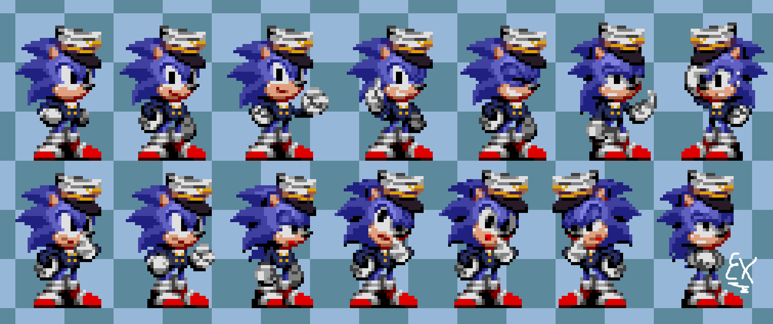 Sonic The Hedgehog Sprites Png - Sonic The Hedgehog Sprite Sheet