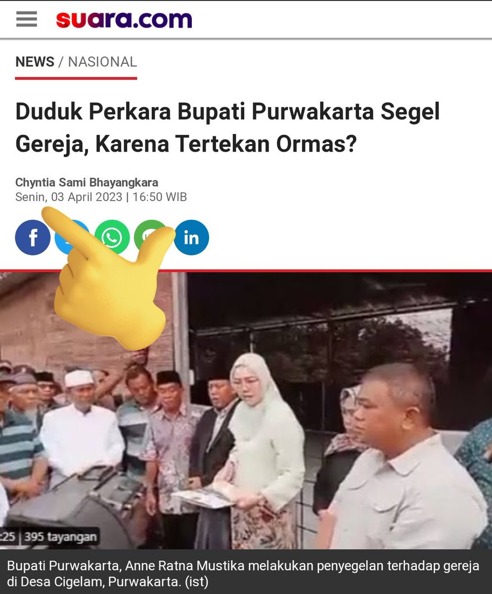 .
.
Bahkan Alampun Mengutuk Aksimu Bu
Yuukkkk .. Jogedin aja wahay Buparty

Hari Senin Kau Segel Gereja
Hari Selasa Alam mengamuk
.
.