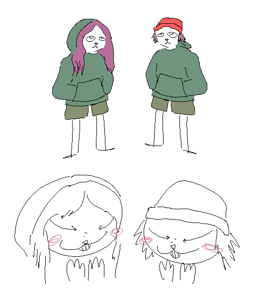 meowgirls , the pair