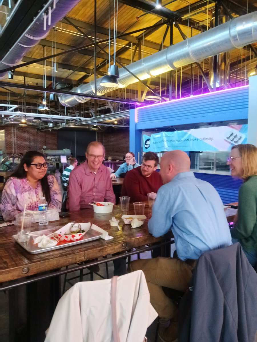 MSHSgrad's tweet photo. Fun dinner tonight celebrating @IUICMH PhD students for #GradStudentAppreciation week at the Garage Food Hall. Thanks to Dr. Lynda Bonewald for hosting the @MSHSgrad students and faculty. https://t.co/ZJeOiCxIVj