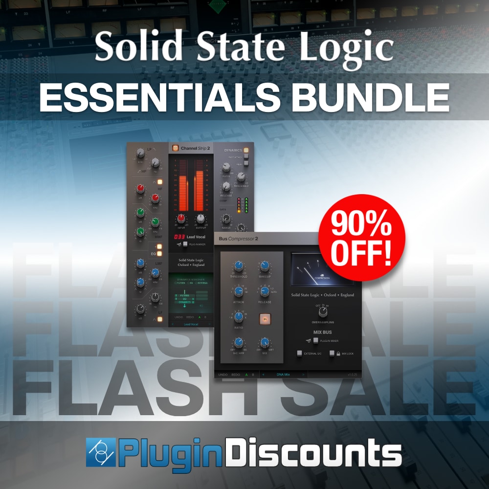 PluginDiscounts's tweet photo. Solid State Logic Flash Sale - 90% OFF the flagship Essentials Bundle for a limited time. 
https://t.co/2r30Zsg1dH

#solidstatelogic #audioengineer #audioplugins #audioplugin #plugin #plugins #musicstudio #musicstudent #musicproducer #musicproduction #plugindiscounts #vstplugins https://t.co/l5UYxuzbwO