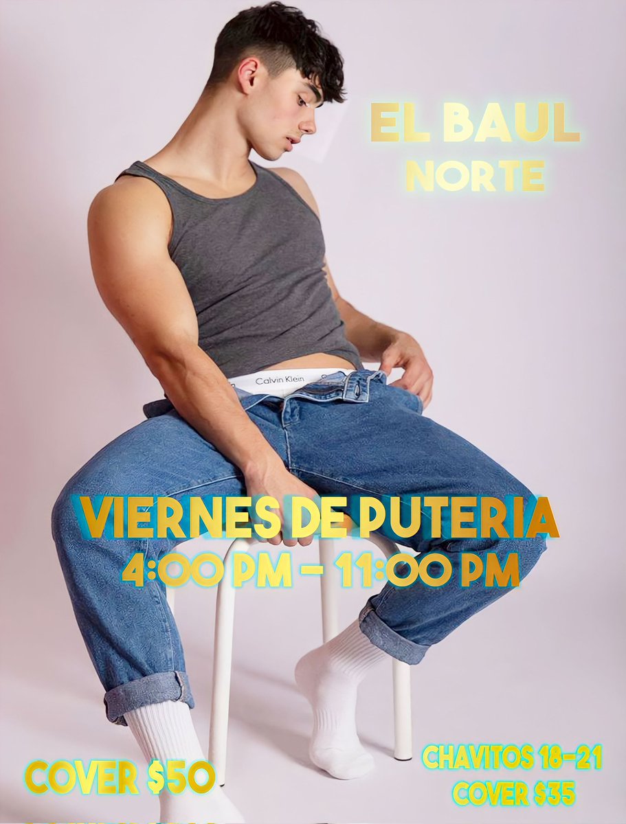BaulNorte's tweet photo. Viernes de puteria en el baúl Norte
Servicio desde las 4pm

WhatsApp: 2228408840 https://t.co/nDktkHbirm