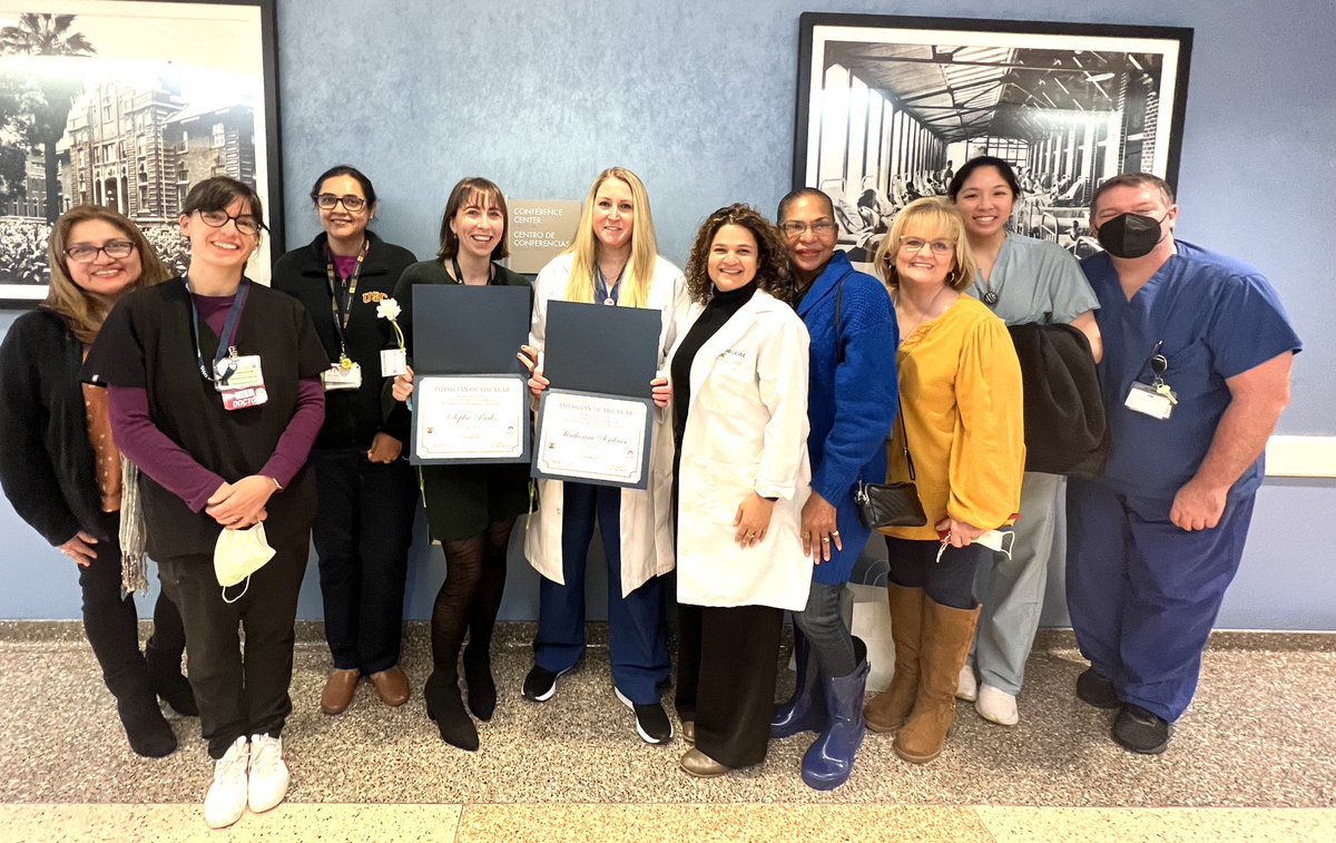 siparksmd's tweet photo. Honored to have been recognized as a Physician of the Year by the Department of Pathology during last week’s Doctor’s Day celebration!

Shout out to all those who came to support me &amp; my colleague, friend, &amp; fellow nominee, Katherine! Pathology had the biggest cheering section 🥰 https://t.co/a91QznGu1W