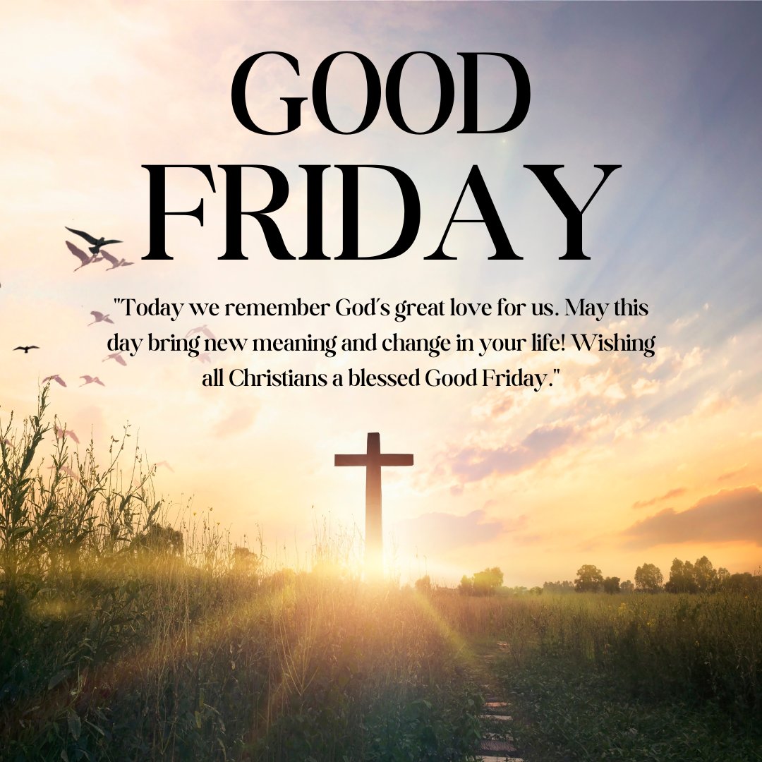indiherbs_llc's tweet photo. Today we remember God’s great love for us. May this day bring new meaning and change in your life! Wishing all Christians a blessed Good Friday.
#goodfriday #goodfridayappeal #goodfriday2023 #goodfridayquotes #goodfridayvibes https://t.co/Bf0gRjx7JT