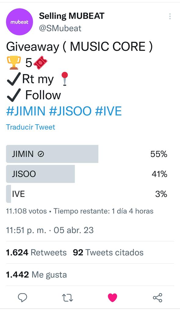 VKCQ's tweet photo. @SMubeat For #JIMIN 💜 https://t.co/db7on3TDnL