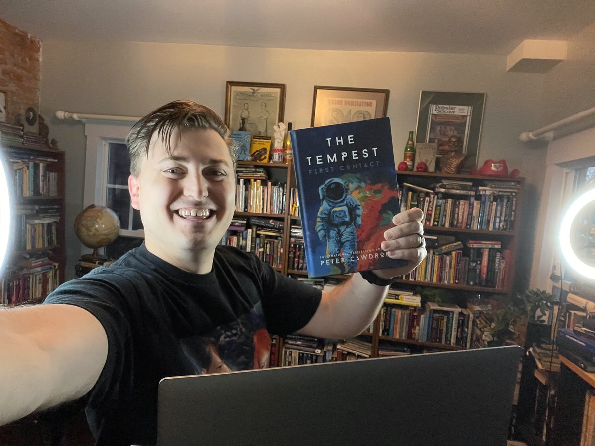 Postmarked from the Stars (@postmarkedstars) on Twitter photo Just wrapped up a great interview with the legendary Australian sci-fi author <a href="/PeterCawdron/">pcawdron.bsky.social & http://aus.social/@pcawdron</a> !! We talk about his new book The Tempest and the audiobook version dropping soon! Video later this week! We talk space toilets, sleeping pods, Shakespeare, Forbidden Planet, and more! Just wrapped up a great interview with the legendary Australian sci-fi author <a href="/PeterCawdron/">pcawdron.bsky.social & http://aus.social/@pcawdron</a> !! We talk about his new book The Tempest and the audiobook version dropping soon! Video later this week! We talk space toilets, sleeping pods, Shakespeare, Forbidden Planet, and more!