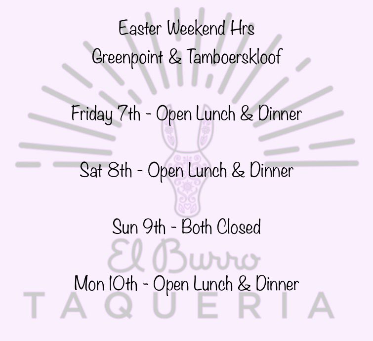 We are open Today!  &amp; the entire long weekend except Sunday