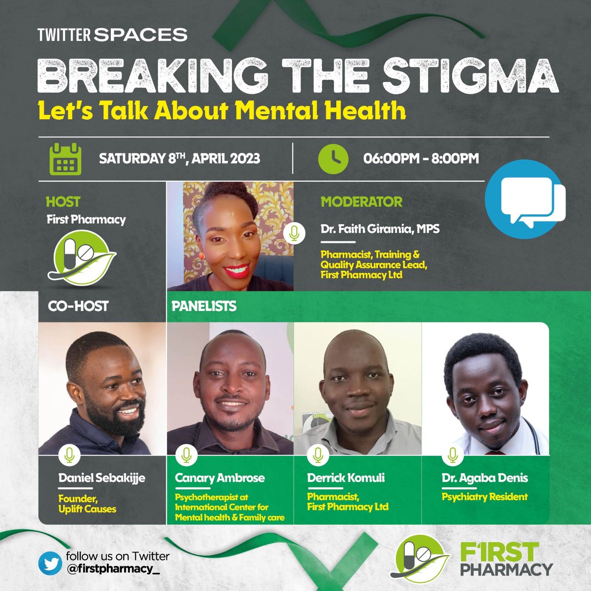 FirstPharmacy_'s tweet photo. Let's talk about Mental Health and on breaking the stigma associated with it.
Join our panel this Saturday, 8th April using this link https://t.co/l1vYPPN3rT from 6:00pm to 8:00pm.
#FirstPharmacyTwitterSpace #FirstPharmacyHealthTalks #YourHealthFirst #MentalHealthMatters https://t.co/KDoTuwuFdV
