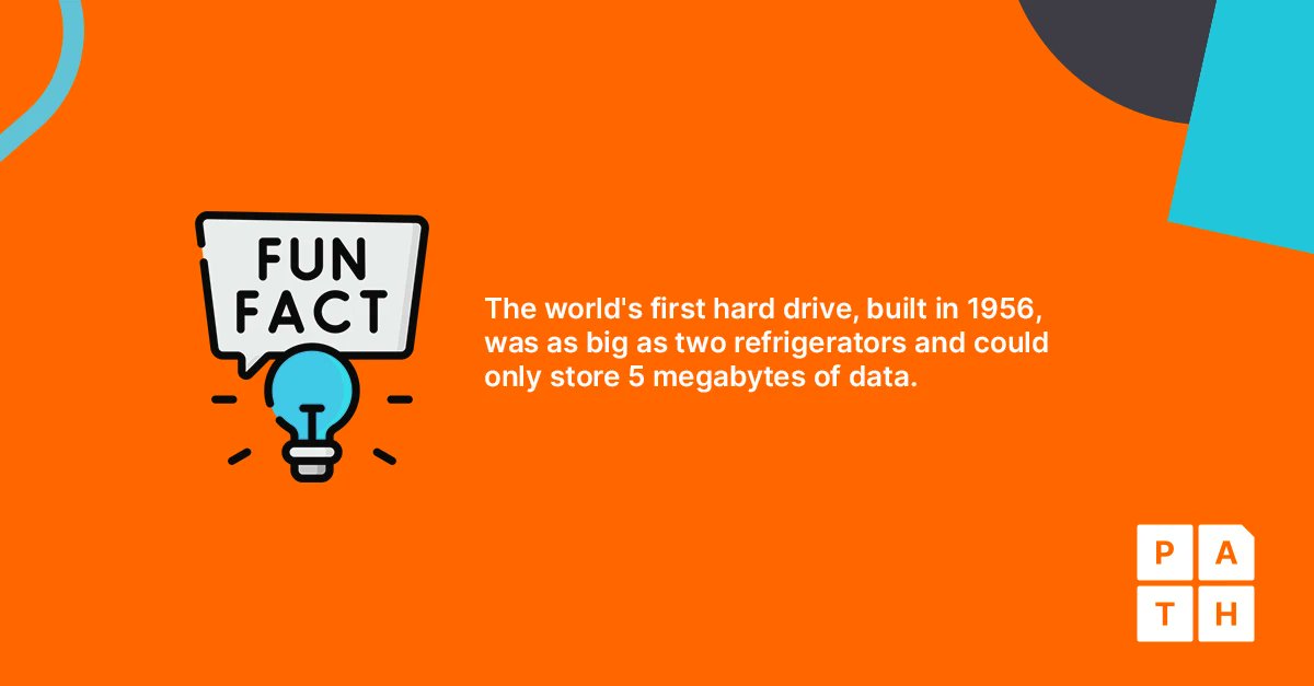 pathdevelop's tweet image. Can you imagine carrying around a hard drive as big as two refrigerators? 😱 The world&apos;s first hard drive, built in 1956, could only store 5 megabytes of data. We&apos;ve come a long way since then! 🚀 #FunFacts #TechnologyHistory #Innovation