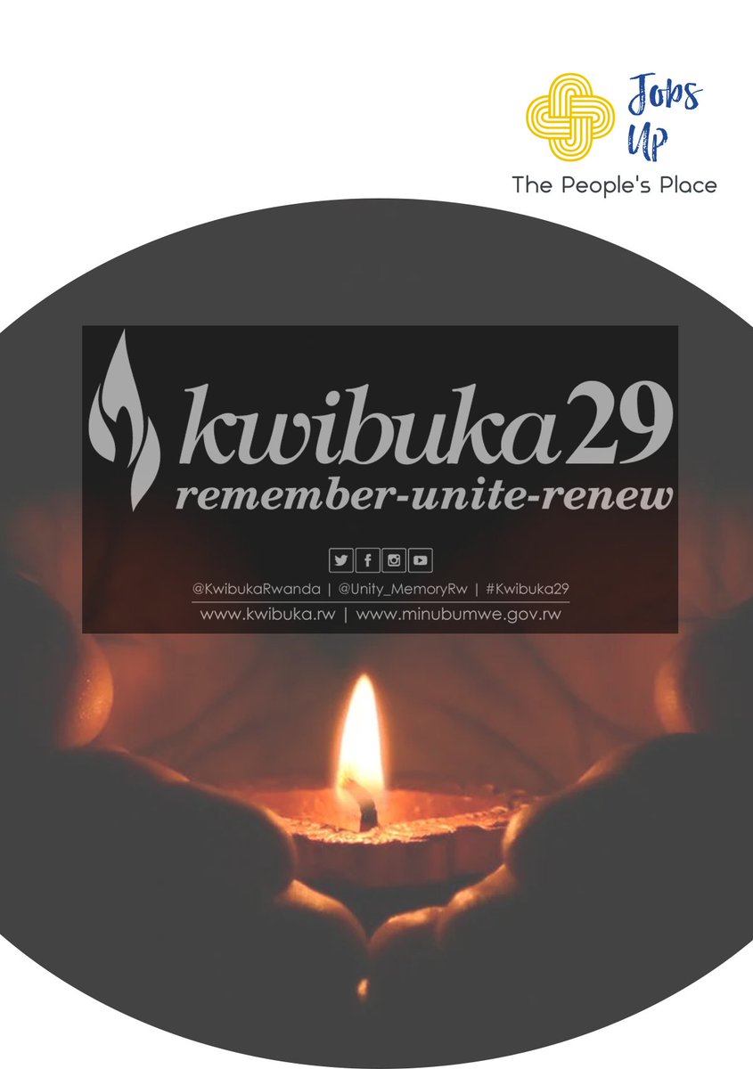 JobsupR's tweet photo. The 29th commemoration of the 1994 Genocide Against the Tutsi in Rwanda https://t.co/fx6phDNPME