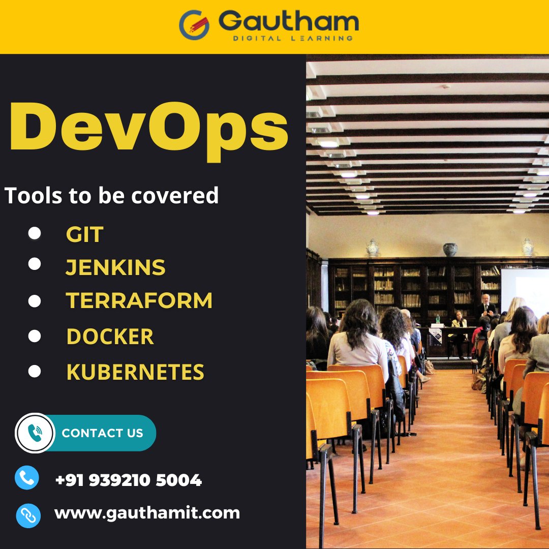 GauthamDigital1's tweet image. For More Info visit: gauthamit.com #awsdevopstraining #azuredevopscourse #devopstraininginstitute #azuredevopsjobs #awsdevopstraining