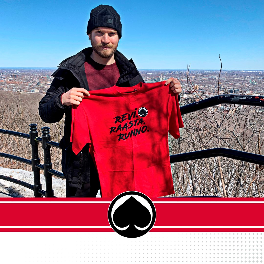 PoriAssat_EN's tweet photo. Joppe scored a hatrick right after he got this t-shirt. 

Coincidence? Don't think so...

#GoSpades #Ässät #Pori
#Habs #GoHabsGo https://t.co/EzJXQS48KN