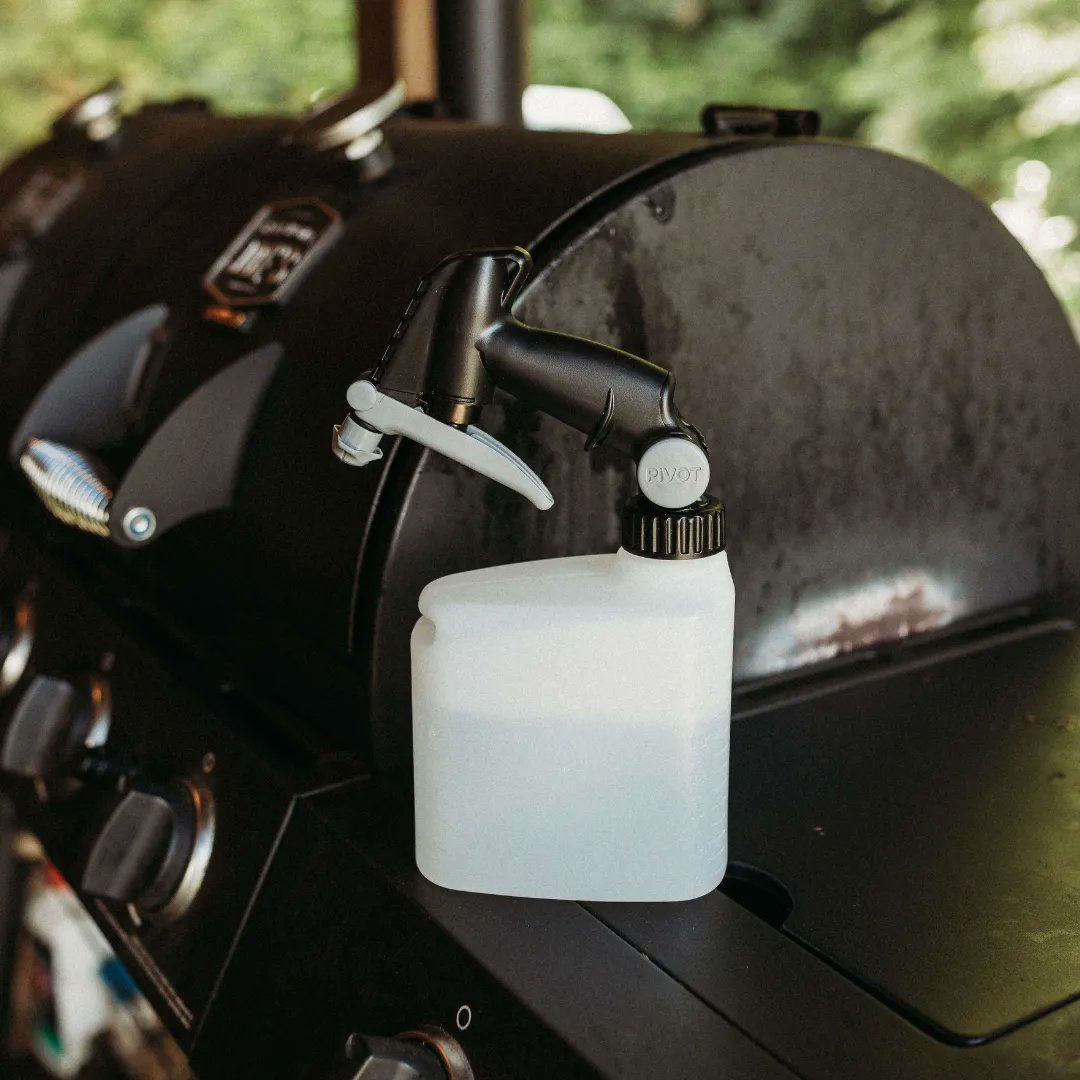 Listen up, Barbecue Aficionados! Grilling season's almost here, and we've got a game changer lined up: PIVOT! This bad boy of a spray bottle is the perfect tool for all you BBQ fanatics, from backyard warriors to seasoned pitmasters. 💦

#grilling #grillmaster #pitmaster #pivot