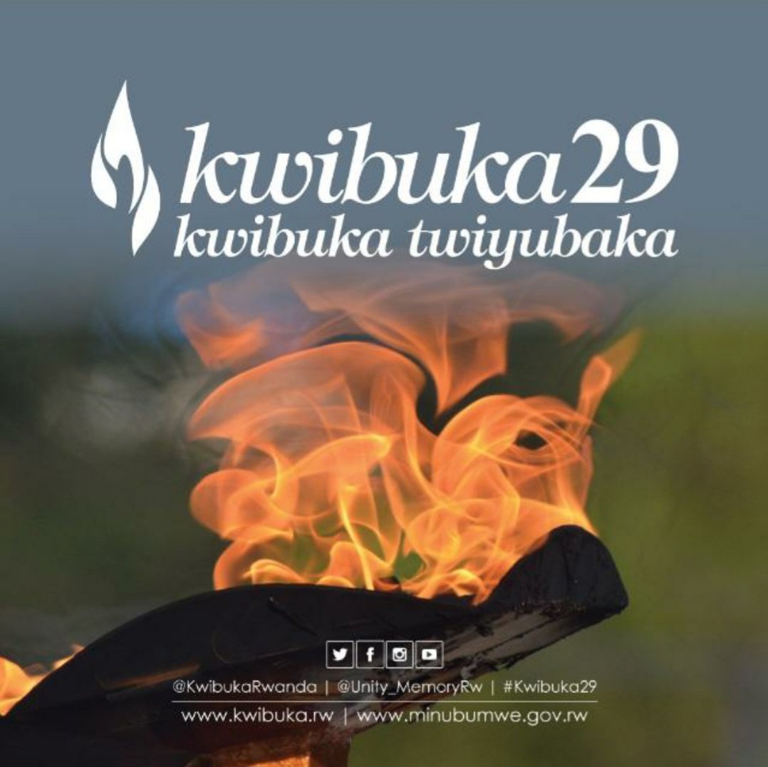 Minisiteri y'Ubutabera yifatanyije n'Abanyarwanda n’isi yose kwibuka ku nshuro ya 29 Jenoside yakorewe Abatutsi mu 1994. 
Twibuke twiyubaka
#Kwibuka29