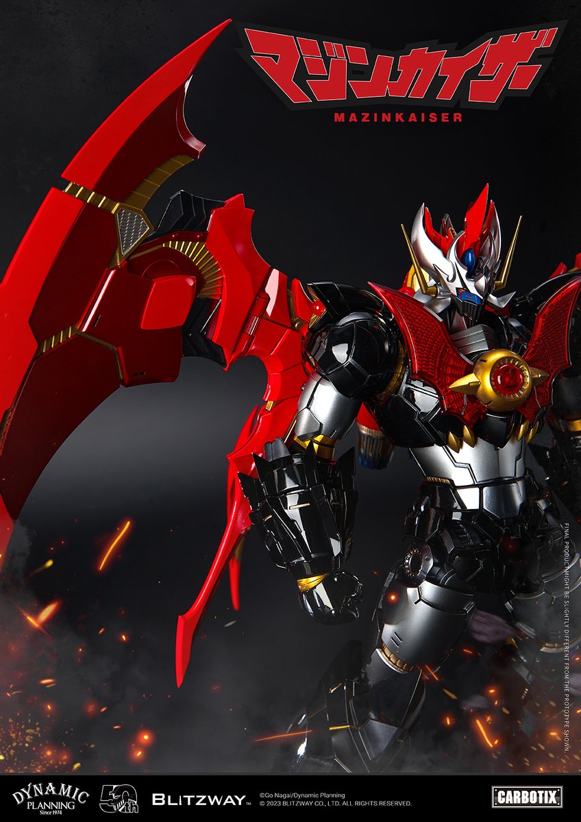 GokinMr's tweet photo. [Info e Preordini] 5PRO Studio X Blitzway : Mazinkaiser “Majinkaizaa” Carbotix https://t.co/kgyhYGOgCu #robot #chogokin #Mazinkaiser #マジンカイザー #anime #t_chogokin #超合金魂 #mecha #robot #Blitzway #5PRO https://t.co/FLTq7Dub5j