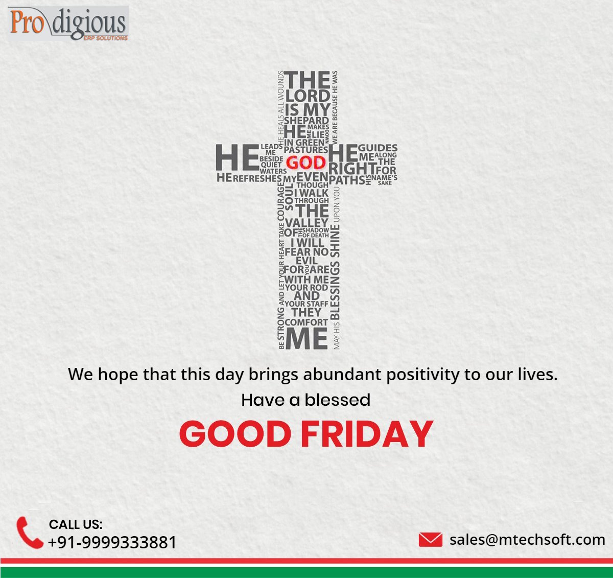 Prodigious_ERP's tweet photo. On this #GoodFriday, let's take a moment to reflect on the ultimate sacrifice made by #JesusChrist 
May his teachings of love, forgiveness, and compassion continue to inspire and guide us toward a better world.

#GoodFriday2023 #GoodFridaywishes #Easter #faith #Jesus #HolyWeek https://t.co/5mHVYSnycT