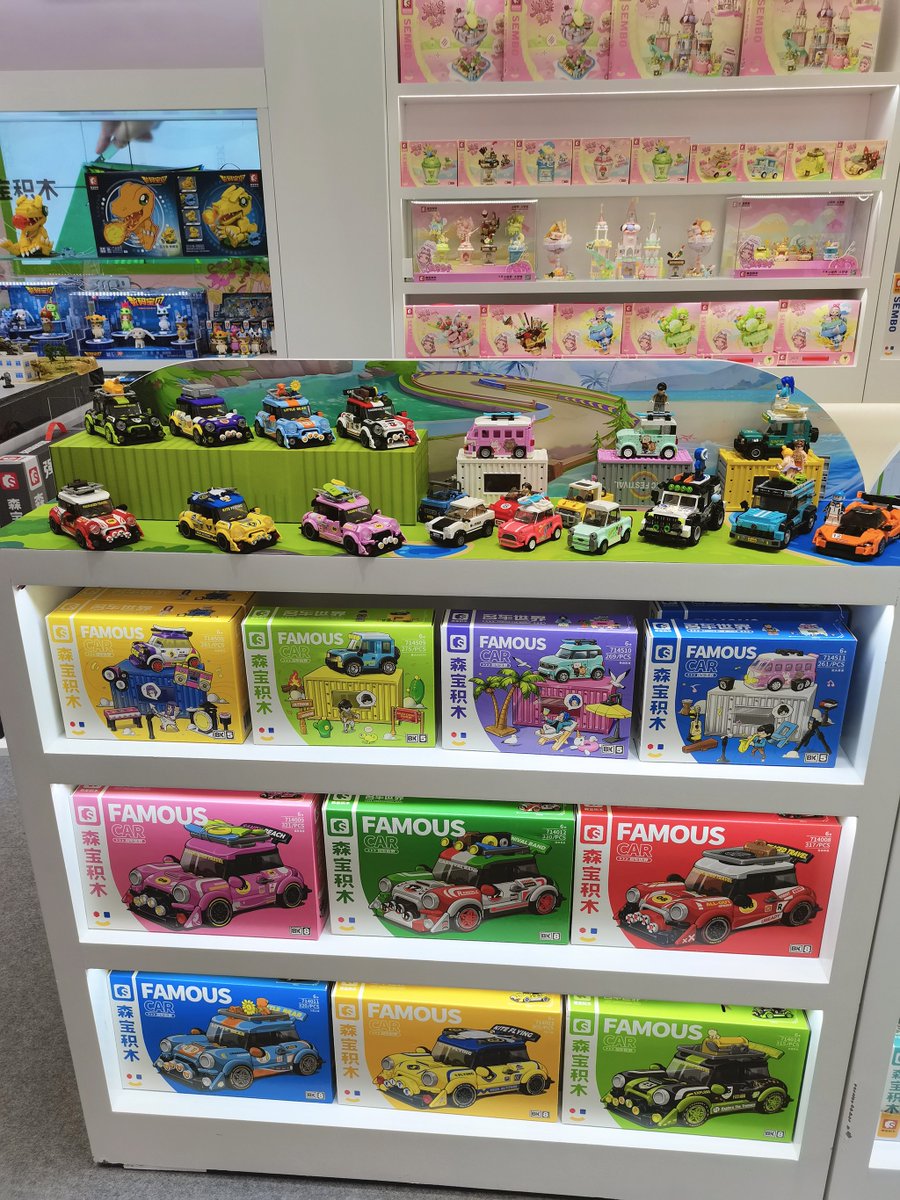 SEMBOBLOCK's tweet photo. 35th International Toys and Educational Products (Shenzhen)Exhibition
Date: 4.7-4.9
SEMBO BLOCKS brought many new products to the exhibition, which brought many surprises to the visitors.
For more information, please continue to follow us!#sembo #toy #buildingblock #digimon #fair https://t.co/IV1p5CQukm