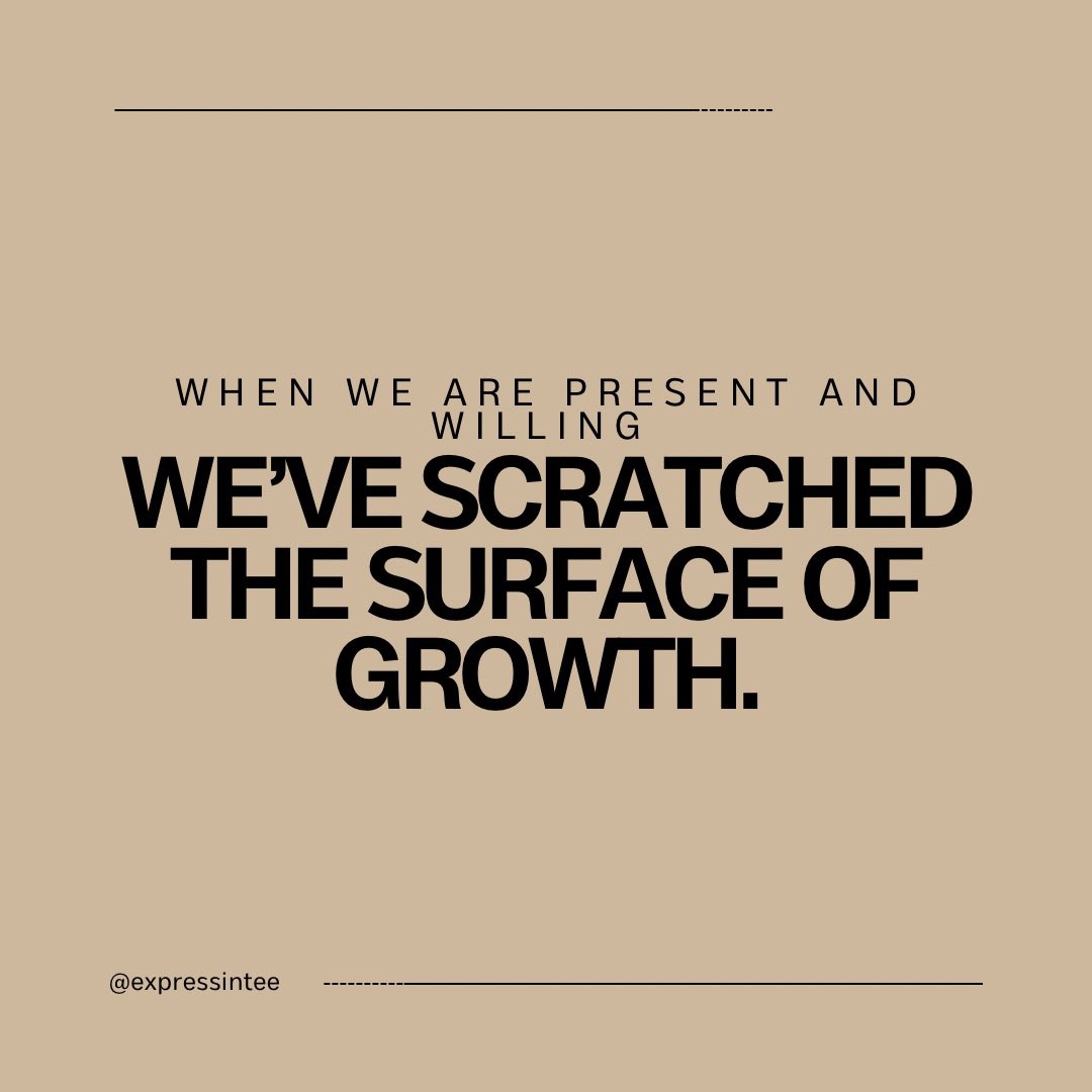 ExpressinTee's tweet photo. …are you 100% present ? - Tee https://t.co/gr0gRGEyMW