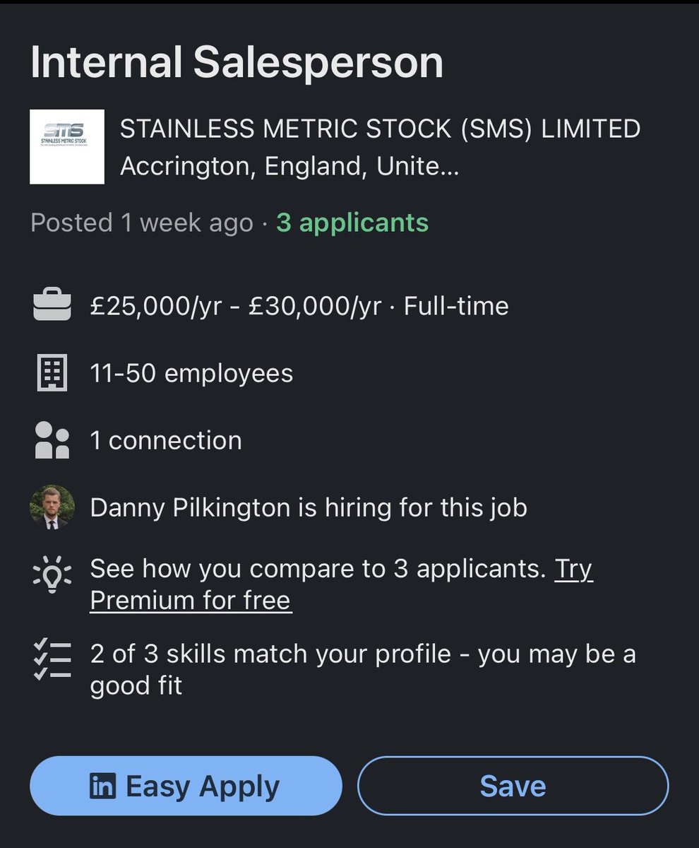 dan_pilks's tweet photo. I’m looking to hire somebody to join my sales team located in Accrington. If you’re looking for work,or know someone who is, please let me know! https://t.co/2OZu8Iqgyy