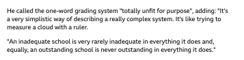 LondonPehwb's tweet photo. This is a profoundly important article for #teachingprofessionals and #Parents alike to read re: the failings of current system of inspection by #Ofsted from an ex-inspector. Do 'most school leaders find them "constructive+collaborative", as HMI claims?: https://t.co/aeB4sayuCP https://t.co/6lyxADmbCR