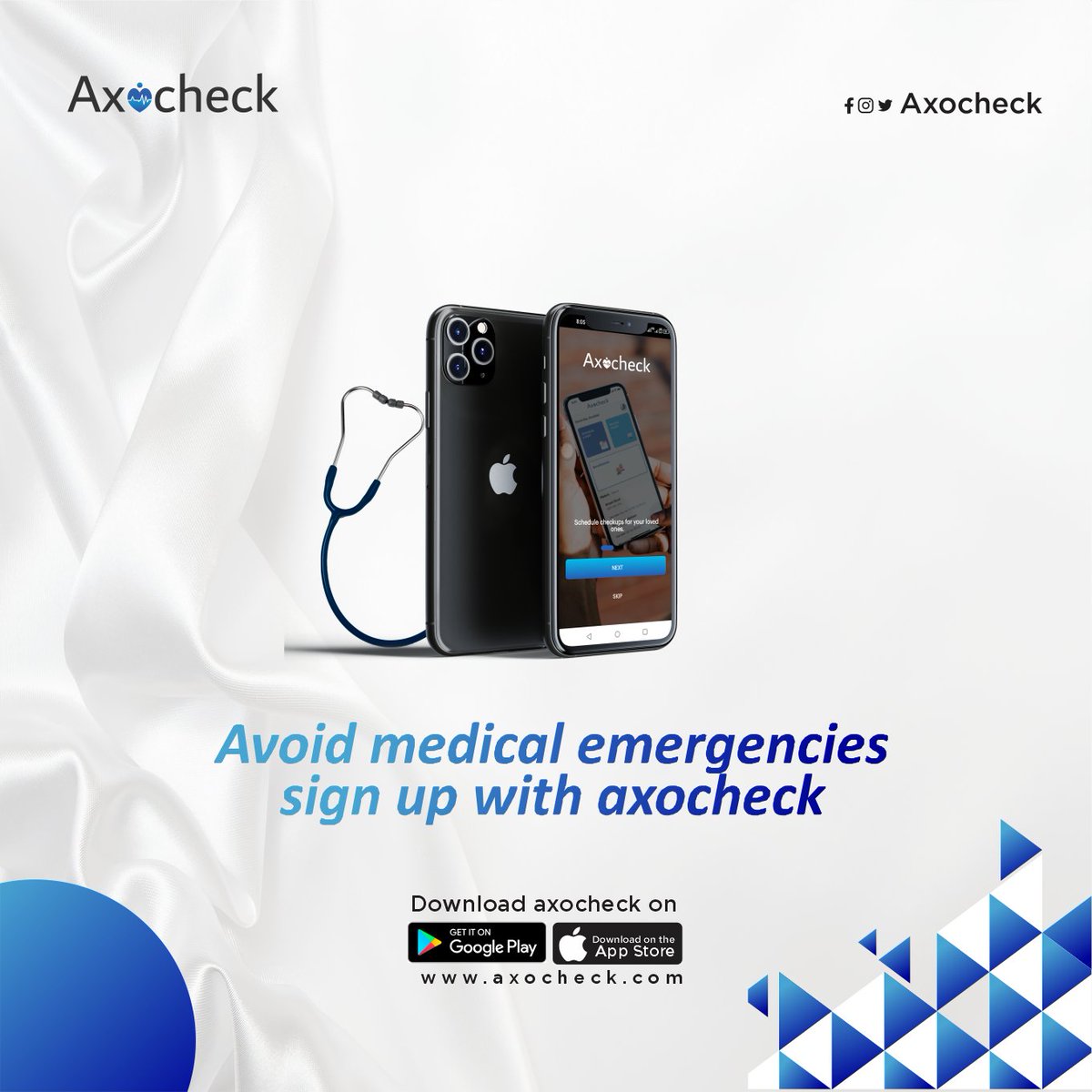 axocheck's tweet photo. Medical emergencies do not give you preparations signs. But you can take intentional steps to avoid those emergencies. Sign up today and let your health and that of your loved ones pray for you. #axocheck https://t.co/2DaeWCsRDZ
