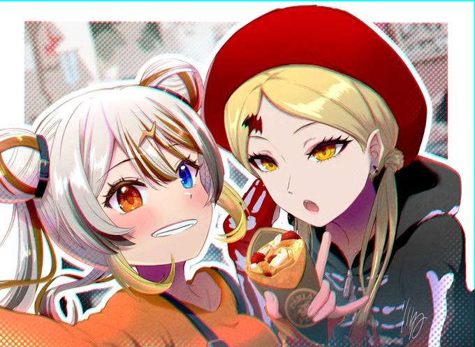 原宿クレープデート#九条林檎 さま#アマエ日記#Vtuber 