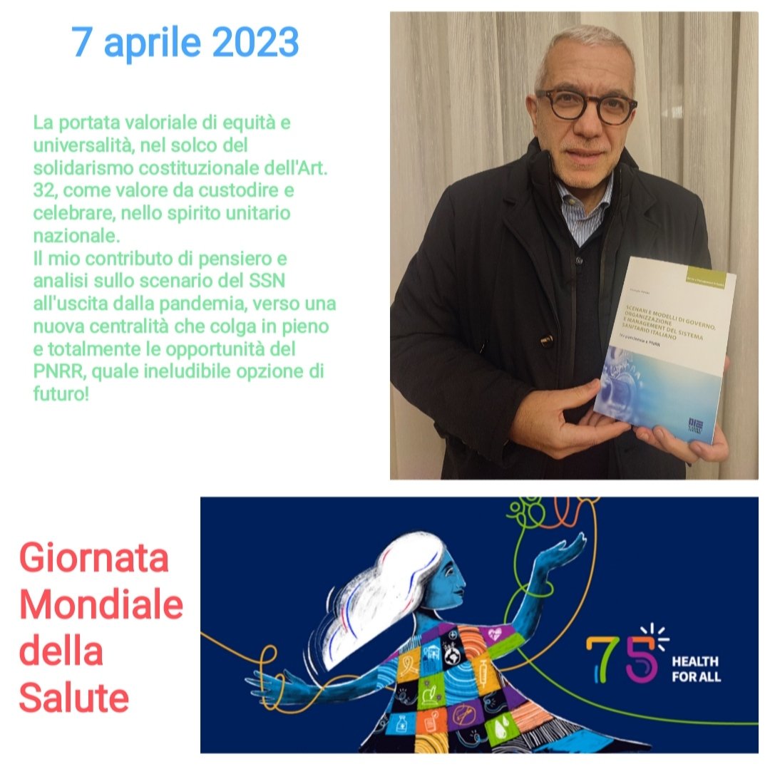 thinkingmelon's tweet image. #giornatamondialedellasalute #ssn #salute #sanita #COVID19 #pandemia #PNRR #prossimità #WorldHealthDay‌_2023