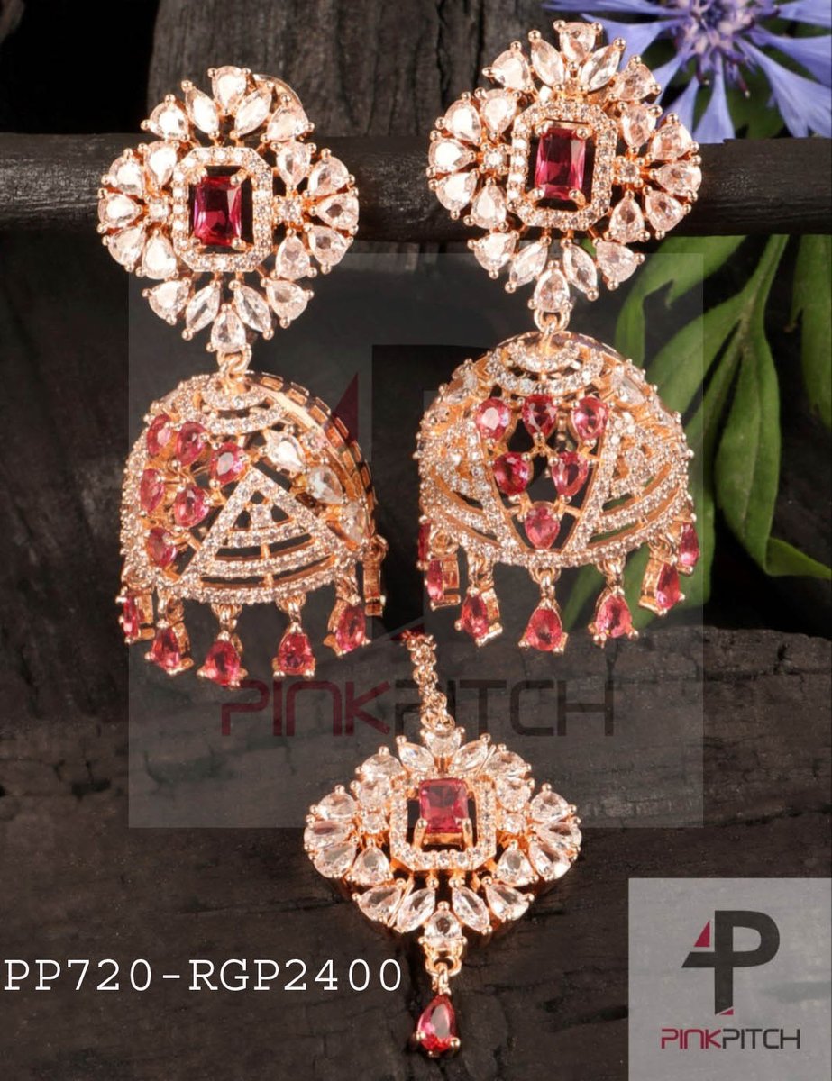 #pinkpitch #silverjewelry #lookoftheday #lookinspiration #delhimua #jewelry #jewelery #wedding #weddingjewellery #partywear #weddingseason #designerjewelry #madeforher #czjewellery