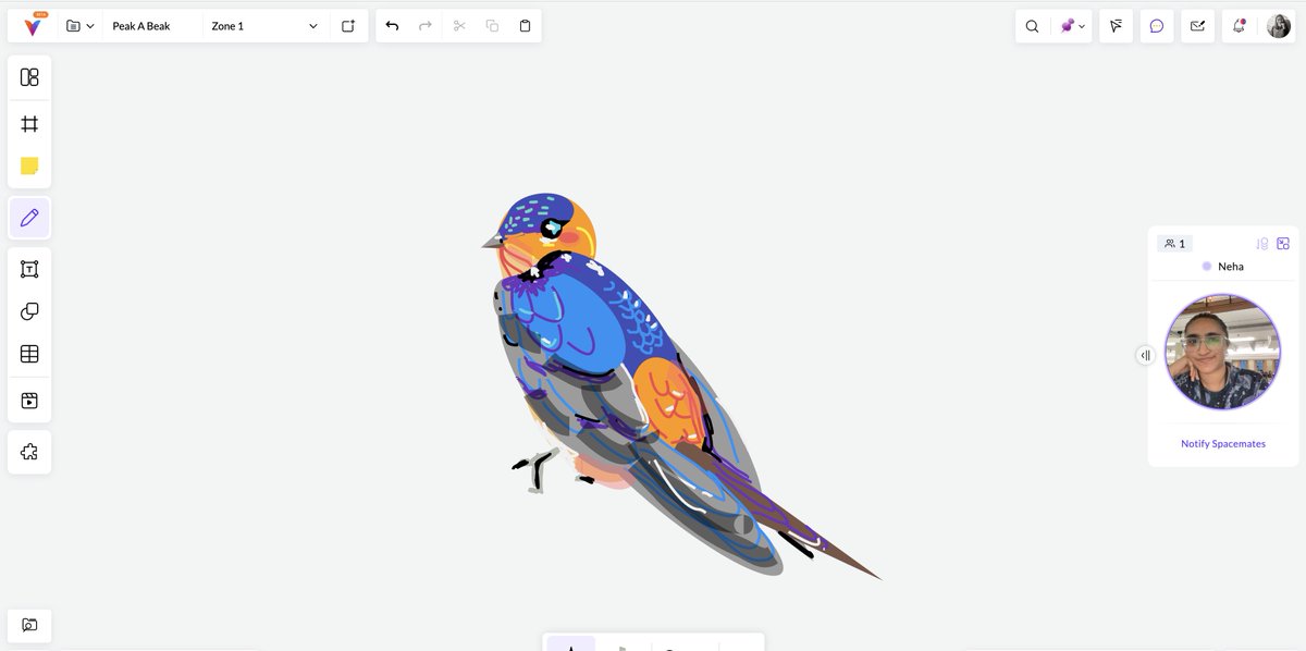 nea_makwana's tweet photo. Something I did on @VaniHQ while waiting for teammates to join the Catchup.😊✨ https://t.co/mDLC7Rbowy