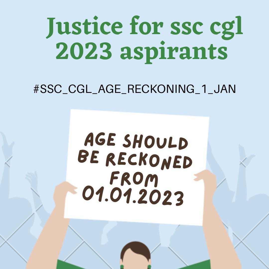 Shubh210341's tweet photo. #SSC_CGL_AGE_RECKONING_1_JAN 
@RbeJain 
@SSCorg_in 
@DoPTGoI https://t.co/MbvyMc3CDh