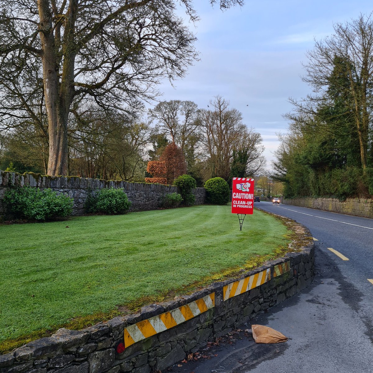 adaretidytowns's tweet photo. Cleared frost off windscreen to head out to prepare @AdareVillage for #TLC8 at 6.45am.   stunning morning for a #CleanUp    Slow down on the roads this morning lots of #volunteers out picking litter for @TLC_Limerick 
@aaroadwatch 
@TidyTownsIre @LimerickEnviron @LimerickCouncil https://t.co/oyQXaFTgbj