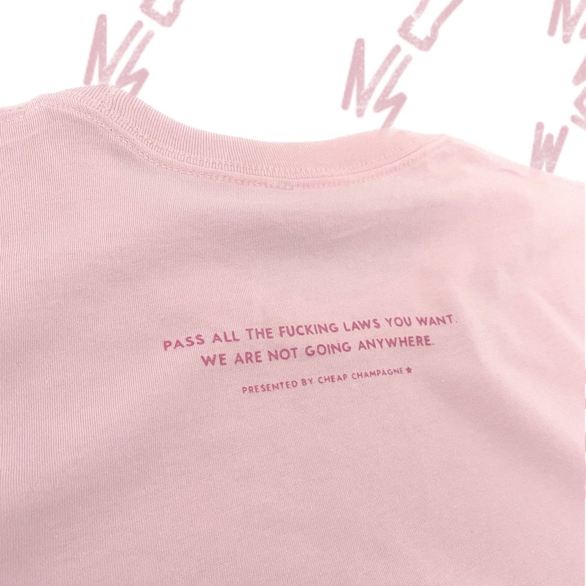 CheapChampagnee's tweet photo. Is he a? Tee now available in my shop ⚡️ 
https://t.co/9bjjyrwUNL

Gay, trans, and queer people have always and will always exist. 

So pass all the fucking laws you want. 

We are not going anywhere.

#cheapchampagne #gay #pride #LGBTQIA #art https://t.co/RDtjjZQT7X