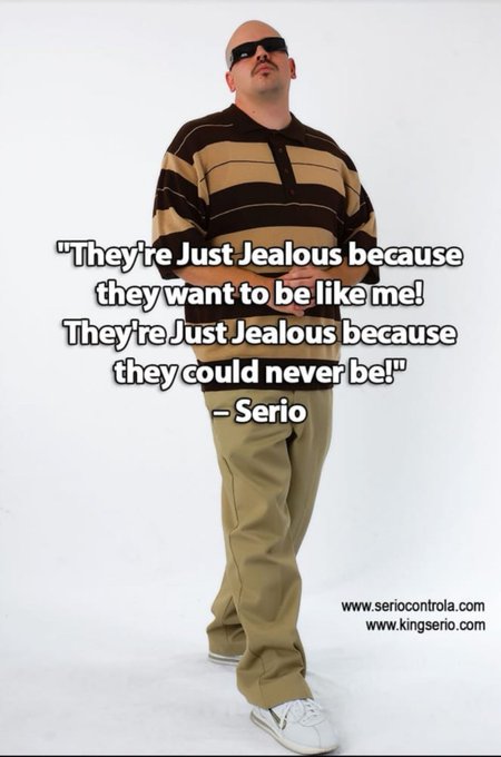 Serio They're Just Jealous  #Serio #Chicano #Rap #Music @Serio888 @Serio323 https://t.co/PfHfRtGr7q<a href="/tag/serio"class="tags">#Serio</a><a href="/tag/chicano"class="tags">#Chicano</a><a href="/tag/rap"class="tags">#Rap</a><a href="/tag/music"class="tags"><span>#music</span></a>