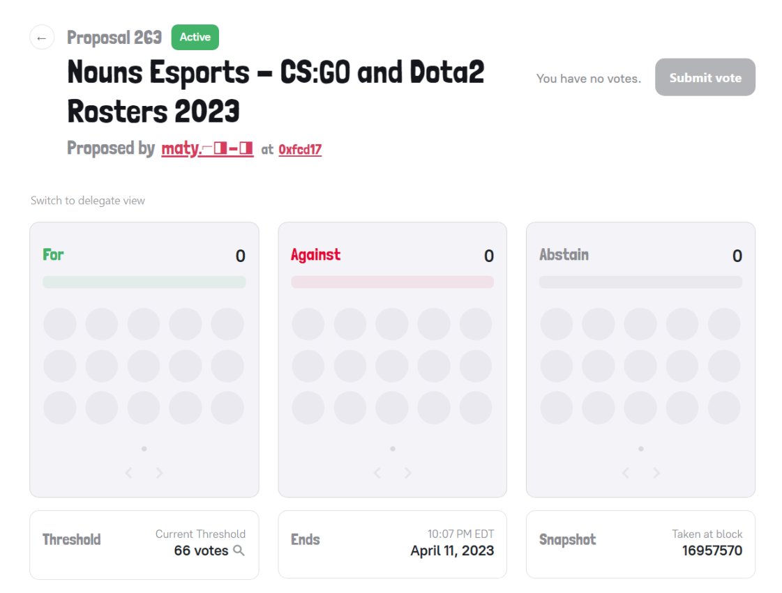 💡Ever wonder what it costs to run a tier 1 esports team? Our latest proposal sponsoring our CSGO and Dota teams breaks down the numbers. Read more to find out how we're innovating in the esports industry with our transparent model, voting is live now!⬇️