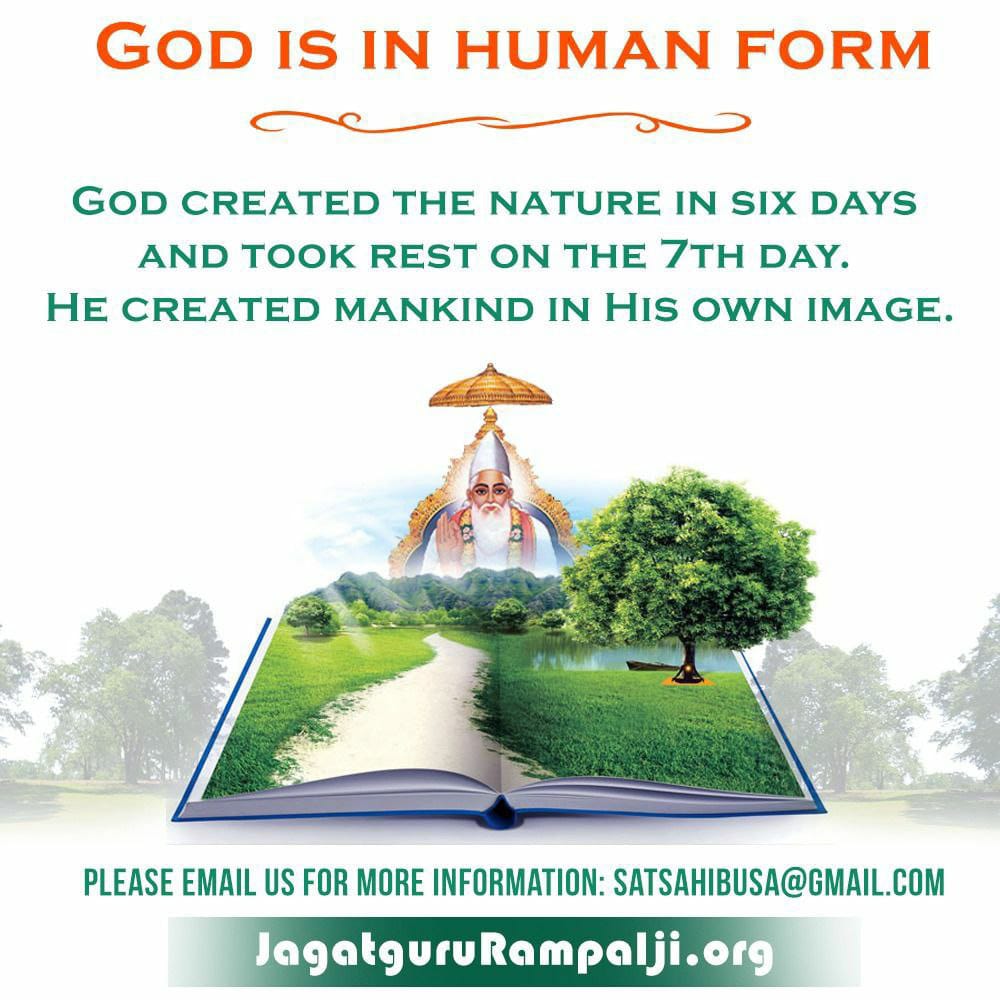 #FactsAboutJesus 🙏🏻 🌺🌺🌺🌺🌺🌺 Jesus was not the God. Supreme Lord is the father of Jesus. Supreme Lord Kabir is the almighty God who created everything that exists in 6 days and took rest on the seventh.